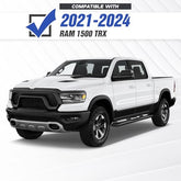 Steel Replacement Bumpers Compatible with 2021-2024 Dodge Ram 1500 TRX - Yzona